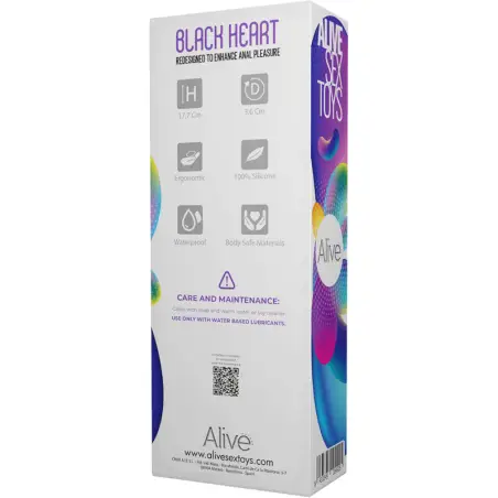 Black Heart Estimulador Anal - Sumergible | Alive
