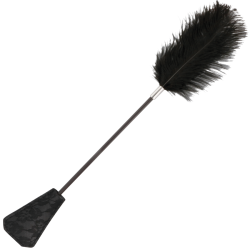 DARKNESS - FUSTA CON PLUMA LOVE NEGRO 56 CM DARKNESS SENSATIONS