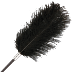 DARKNESS - FUSTA CON PLUMA LOVE NEGRO 56 CM DARKNESS SENSATIONS 2