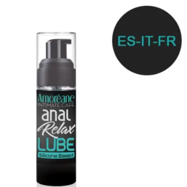 Lubricante Anal Base de Silicona 30 ml Es/It/Fr | Amoreane