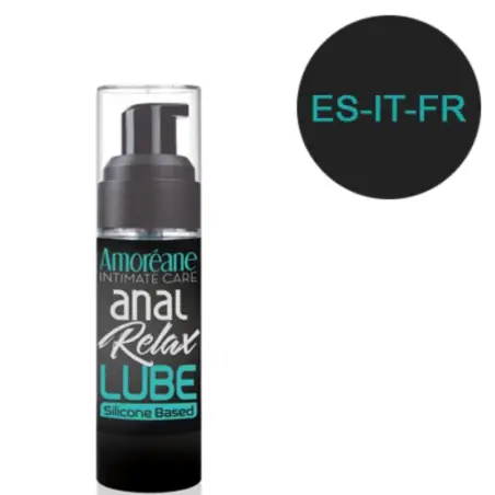 Lubricante Anal Base de Silicona 30 ml Es/It/Fr | Amoreane