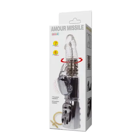 Amour Missile Rotador Transparente 26.5 cm | Baile