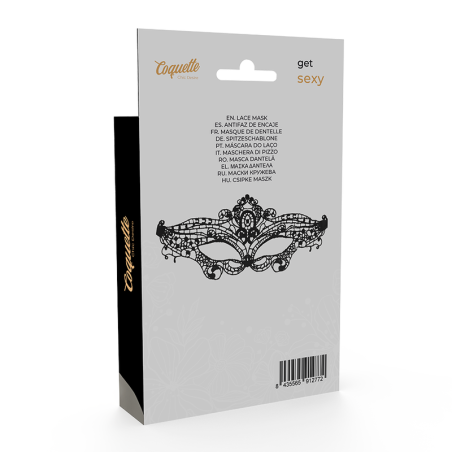 COQUETTE CHIC DESIRE - ANTIFAZ ENCAJE NEGRO FINO COQUETTE ACCESSORIES