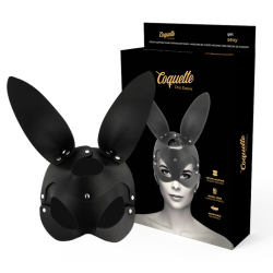 COQUETTE CHIC DESIRE - MASCARA CUERO VEGANO CON OREJAS DE CONEJO COQUETTE ACCESSORIES