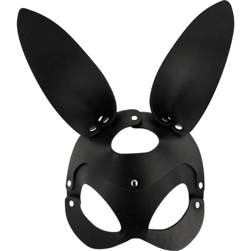 COQUETTE CHIC DESIRE - MÁSCARA CUERO VEGANO CON OREJAS DE CONEJO 