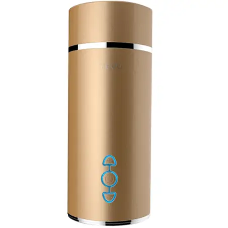 Masturbador Vibrador Vagina Dorado - Tacto Realista | Armony
