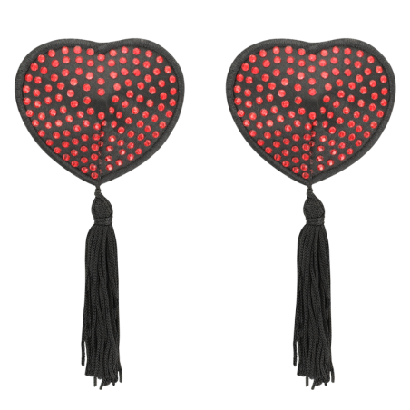 COQUETTE CHIC DESIRE - CUBRE PEZONES ROJO / NEGRO COQUETTE ACCESSORIES
