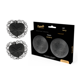 COQUETTE CHIC DESIRE - CUBRE PEZONES LACE NEGRO COQUETTE ACCESSORIES