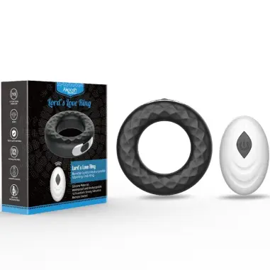 Lord's Love Anillo Vibrador Control Remoto Negro | Armony