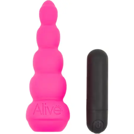 Lance Pro Estimulador & Vibrador Anal Rosa | Alive