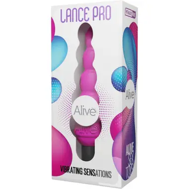 Lance Pro Estimulador & Vibrador Anal Rosa | Alive