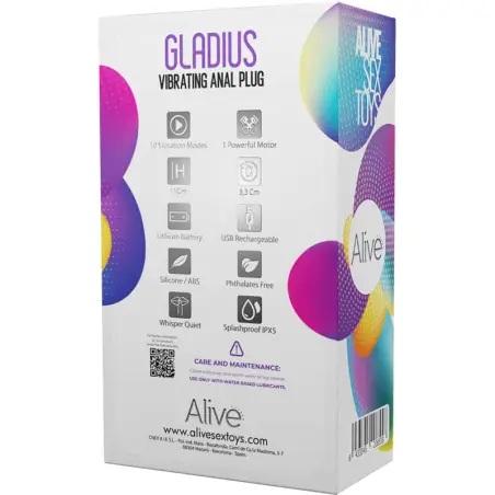 Gladius Plug Vibrador Anal - Recargable | Alive