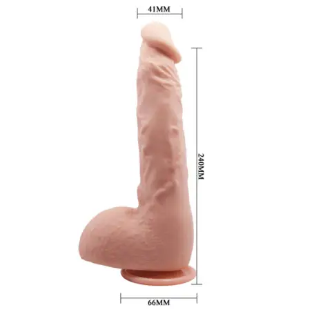 Baile Dildo Realístico Jason Natural 24 cm - Punto G