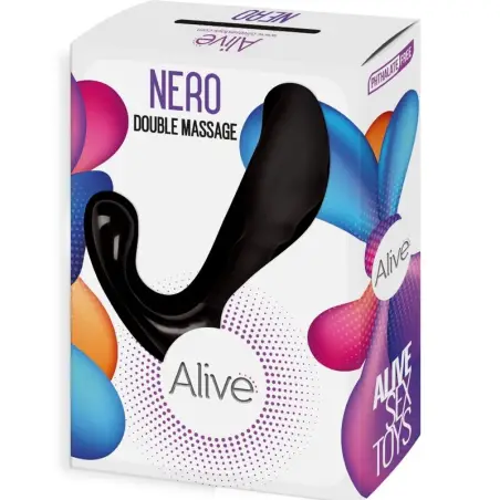 Nero Doble Masajeador Anal & Prostático - Sumergible | Alive