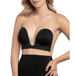 BYE-BRA - SUJETADOR SIN ASAS EN U NEGRO COPA C BYE BRA - BRAS