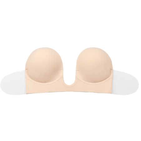 BYE-BRA - SUJETADOR SIN ASAS EN U BEIGE COPA C BYE BRA - BRAS
