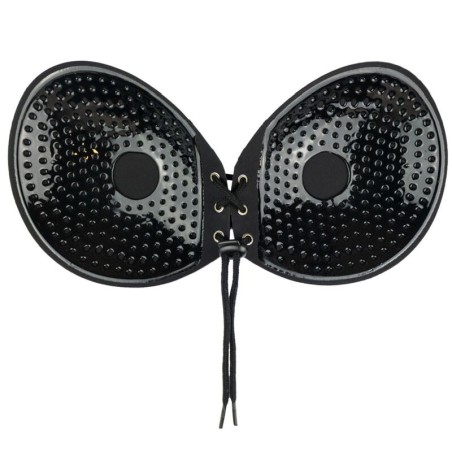 BYE-BRA - SUJETADOR ADHESIVO ENTRELAZADO NEGRO COPA C BYE BRA - BRAS