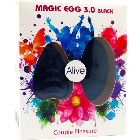 Magic Egg 3.0 Huevo Vibrador Control Remoto Negro | Alive