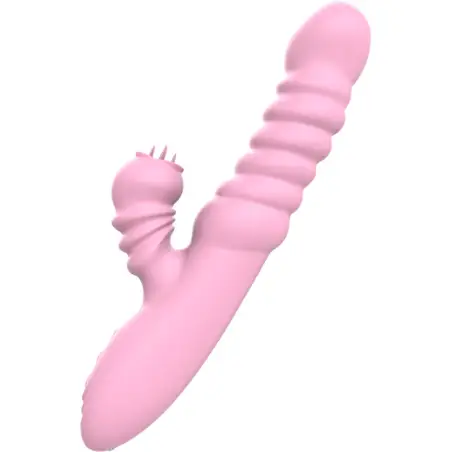 Vibrador Multifuncion con Lengua Estimuladora Efecto Calor