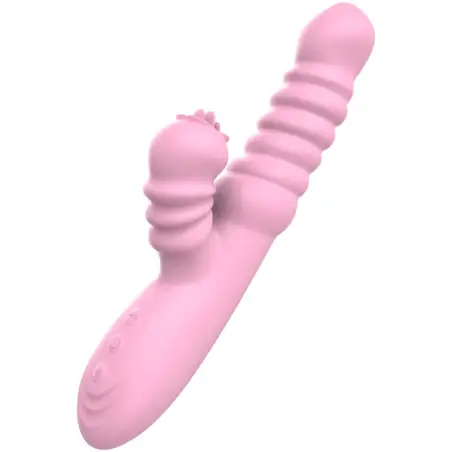 Vibrador Multifuncion con Lengua Estimuladora Efecto Calor