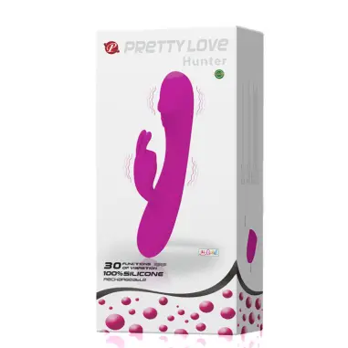 Smart Vibrador con Rabbit 30 Modos Hunter | Pretty Love