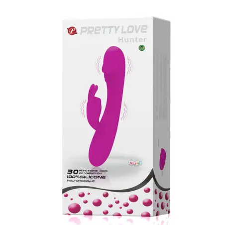 Smart Vibrador con Rabbit 30 Modos Hunter | Pretty Love