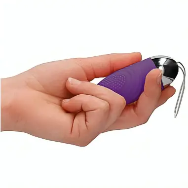 Jiuuy Huevo Vibrador Granular Control Remoto Violeta