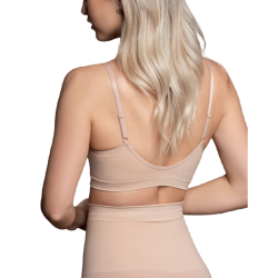 BYE-BRA - MEDIUM CONTROL SUJETADOR SIN COSTURAS BEIGE TALLA S BYE BRA - BRAS 2
