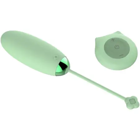 Kitty Fun Huevo Vibrador Control Remoto 10 Vibraciones Verde