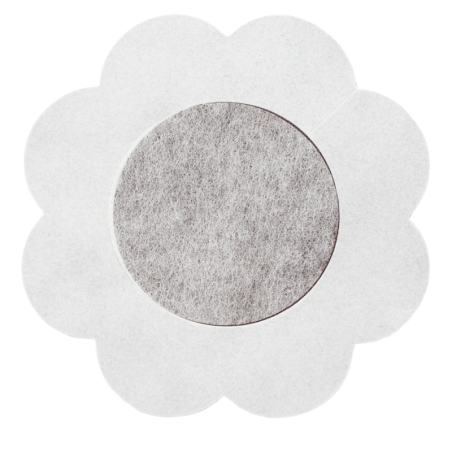 BYE-BRA - PEZONERAS FLOR PACK 3 UDS MARRÓN TALLA M BYE BRA - ACCESSORIES