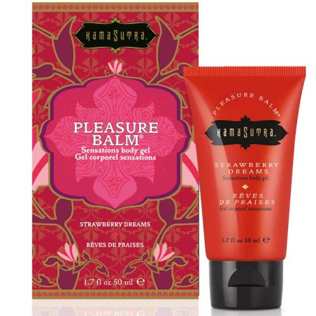 KAMASUTRA - BALSAMO PLACER ESTIMULANTE SABOR SUEÑOS DE FRESA 50ML KAMASUTRA  COSMETICS