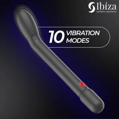 Vibrador de Punto G con Vibración Negro - Recargable | Ibiza