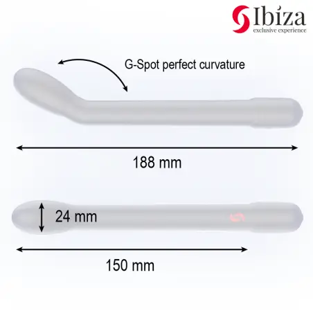 Vibrador de Punto G con Vibración Negro - Recargable | Ibiza