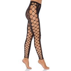 LEG AVENUE - FOOTLESS CROTHLESS TIGHTS ONE SIZE LEG AVENUE HOSIERY 2