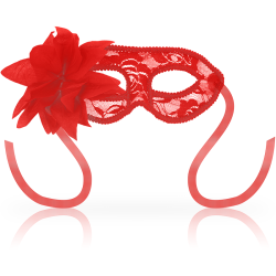 OHMAMA - MASKS ANTIFAZ CON ENCAJES Y FLOR ROJO OHMAMA MASKS