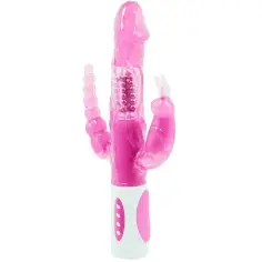 BAILE - PRETTY BUNNY TRIPLE VIBRADOR ROTADOR 2