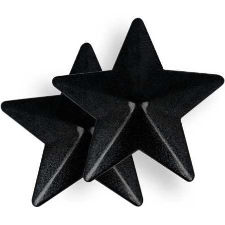 COQUETTE CHIC DESIRE - CUBRE PEZONES METAL ESTRELLAS NEGRAS COQUETTE ACCESSORIES