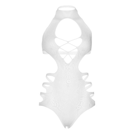 LEG AVENUE - BODY DE ENCAJES TALLA ÚNICA - BLANCO LEG AVENUE BODYSTOCKINGS
