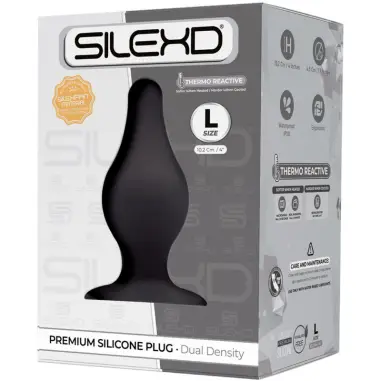 Modelo 2 Plug Anal Silicona Premium Silexpan Premium