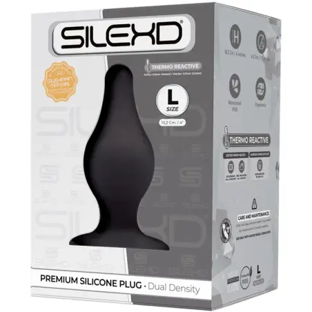 Modelo 2 Plug Anal Silicona Premium Silexpan Premium