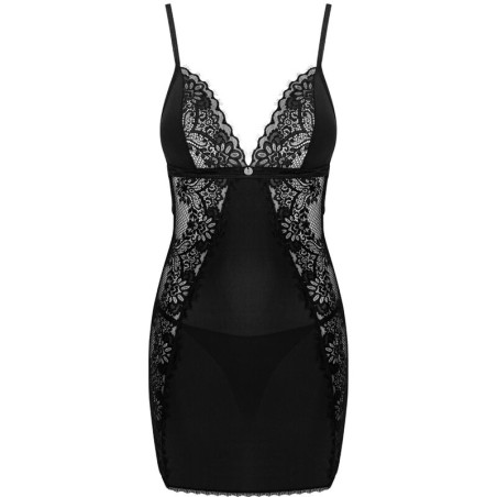 OBSESSIVE - MADERRIS CHEMISE & TANGA XS/S OBSESSIVE CHEMISE