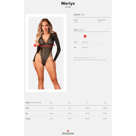 OBSESSIVE - MERLYS TEDDY XS/S OBSESSIVE TEDDIES