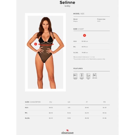 OBSESSIVE - SELINNE TEDDY XS/S OBSESSIVE TEDDIES