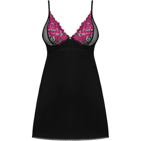 OBSESSIVE - ROSENTY CHEMISE & TANGA XS/S OBSESSIVE CHEMISE