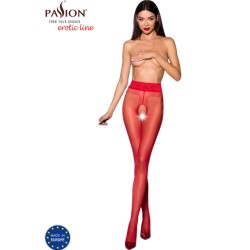 PASSION - TIOPEN 001 MEDIAS ROJO 1/2 20 DEN PASSION WOMAN GARTER & STOCK