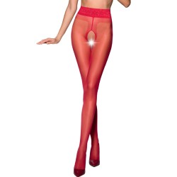 PASSION - TIOPEN 001 MEDIAS ROJO 1/2 20 DEN PASSION WOMAN GARTER & STOCK 2
