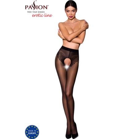 PASSION - TIOPEN 006 MEDIAS NEGRO 1/2 30 DEN PASSION WOMAN GARTER & STOCK