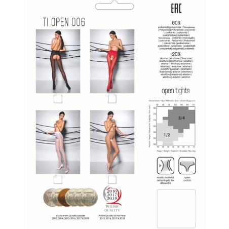 PASSION - TIOPEN 006 MEDIAS NEGRO 1/2 30 DEN PASSION WOMAN GARTER & STOCK