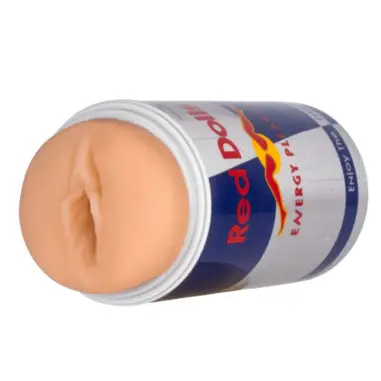Red Doll Masturbador Masculino Vagina Lata Bebida Energética