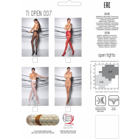 PASSION - TIOPEN 007 MEDIAS NEGRO 1/2 20 DEN PASSION WOMAN GARTER & STOCK
